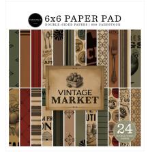 Carta Bella Double-Sided Paper Pad 6X6 - Vintage Market