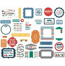 Echo Park Cardstock Die-Cuts Ephemera 34/Pkg - Vroom! Icons