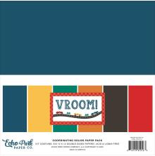 Echo Park Solids Collection Kit 12X12 - Vroom!