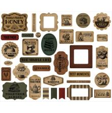 Carta Bella Cardstock Die-Cuts Ephemera 34/Pkg - Vintage Market Icons