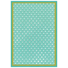 Sizzix Texture Impressed Emboss Folder w/ Stencil - Rock the Dots 666891