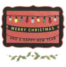 Sizzix Thinlits Dies Set By 49 And Market - Snap And Swap Merry Christmas 667016