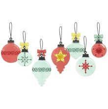 Sizzix Framelits Die &amp; Stamp Set By 49 And Market - Baubles 667019