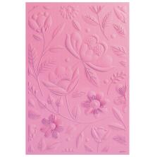 Sizzix 3-D Textured Impressions Embossing Folder - Happy Garden #1 666981