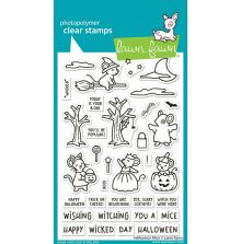 Lawn Fawn Clear Stamps 4X6 - Halloween Mice LF3848