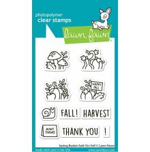 Lawn Fawn Clear Stamps 3X4 - Spring Basket Add-On: Fall LF3851