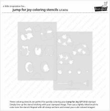 Lawn Fawn Coloring Stencils - Jump For Joy LF3876