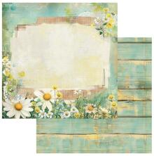 49 And Market Botanical Buzz Cardstock 12X12 - Fresh