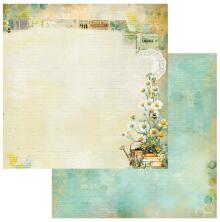 49 And Market Botanical Buzz Cardstock 12X12 - Lush