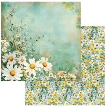 49 And Market Botanical Buzz Cardstock 12X12 - Fragrant
