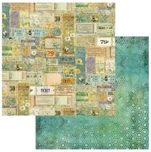 49 And Market Botanical Buzz Cardstock 12X12 - Vibrant