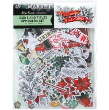 49 And Market Die-Cut Elements - Mistletoe And Memories Icons