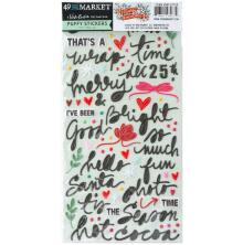 49 And Market Puffy Stickers - Mistletoe And Memories