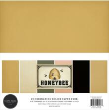 Carta Bella Solids Collection Kit 12X12 - Honey Bee