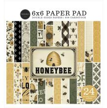 Carta Bella Double-Sided Paper Pad 6X6 - Honey Bee