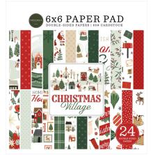 Carta Bella Double-Sided Paper Pad 6X6 - Christmas Village