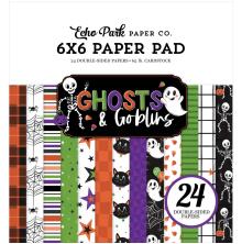 Echo Park Double-Sided Paper Pad 6X6 - Ghosts And Goblins