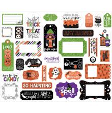 Echo Park Cardstock Die-Cuts 33/Pkg - Ghosts And Goblins Frames &amp; Tags