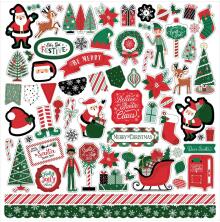 Echo Park Cardstock Stickers 12X12 - Christmas Express