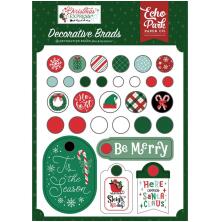 Echo Park Adhesive Decorative Brads - Christmas Express