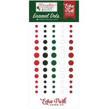 Echo Park Adhesive Enamel Dots 60/Pkg - Christmas Express