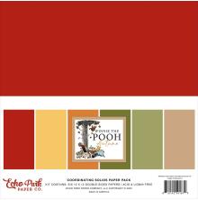 Echo Park Solids Collection Kit 12X12 - Winnie The Pooh Autumn