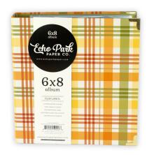 Echo Park Winnie The Pooh Autumn Album 6X8 - The Colors Of Fall Plaid