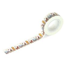 Echo Park Winnie The Pooh Autumn Washi Tape - Playing In The Leaves