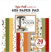 Echo Park Double-Sided Paper Pad 6X6 - Winnie The Pooh Autumn