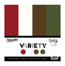 PhotoPlay Cardstock Variety Pack 12X12 - Christmas Junque