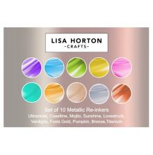 Lisa Horton Crafts Cloud 9 Metallic Reinkers 10/Pkg - Release 1