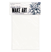 Wendy Vecchi Perfect Cardstock 4.25X5.5 10/Pkg - White Landscape