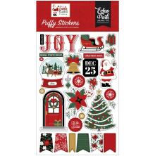 Echo Park Puffy Stickers - Santa Claus