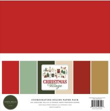 Carta Bella Solids Collection Kit 12X12 - Christmas Village