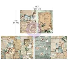 Prima A4 Decoupage Sheets 3/Pkg - The Home Baker
