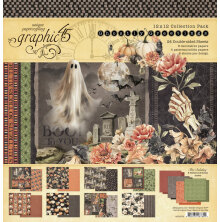 Graphic 45 Collection Pack 12X12 - Ghostly Greetings
