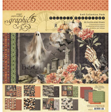 Graphic 45 Collection Pack 8X8 - Ghostly Greetings