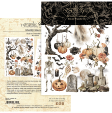 Graphic 45 Rub-On Transfers - Ghostly Greetings