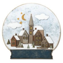 Tim Holtz Sizzix Thinlits Dies - Snowglobe #2 662421