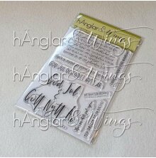 hnglar &amp; Wings Clear Stamps - Dr jultomten bor