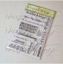 hnglar &amp; Wings Clear Stamps - Nyrsvinter