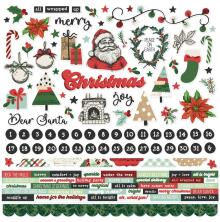 Simple Stories Sticker Sheet 12X12 - All Wrapped Up