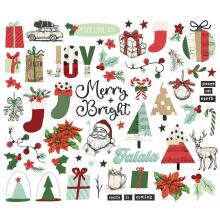 Simple Stories Bits &amp; Pieces Die-Cuts 56/Pkg - All Wrapped Up Elements