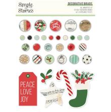 Simple Stories Self-Adhesive Brads - All Wrapped Up