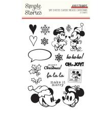 Simple Stories Clear Stamps - Say Cheese Classic Mouse Christmas