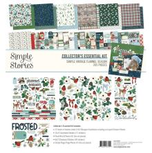 Simple Stories Collectors Essential Kit 12X12 - Simple Vintage Flannel Season
