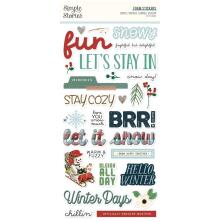 Simple Stories Foam Stickers 55/Pkg - Simple Vintage Flannel Season