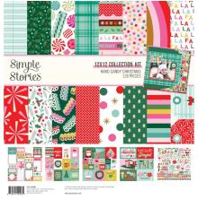 Simple Stories Collection Kit 12X12 - Hard Candy Christmas