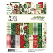 Simple Stories Double-Sided Paper Pad 6X8 - Simple Vintage Believe