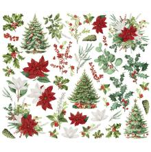 Simple Stories Bits &amp; Pieces Die-Cuts 43/Pkg - Simple Vintage Believe Floral